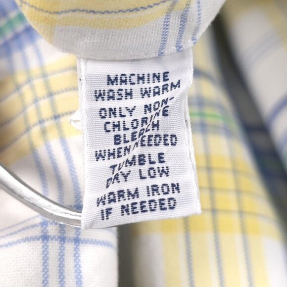 RALPH LAUREN CUSTOM FIT Multicolor Plaid Long Sleeve Button‎ Down Shirt Size XL - Picture 13 of 13